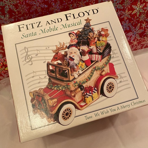 Fitz and Floyd Santa in Car Mobile Musical - Picture 3 of 14